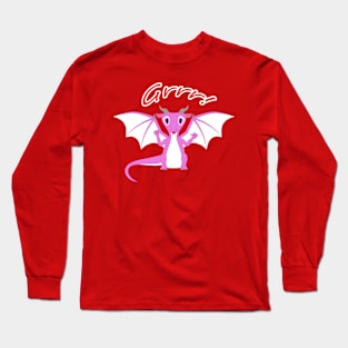 Cute Pink Dragon Long Sleeve T-Shirt